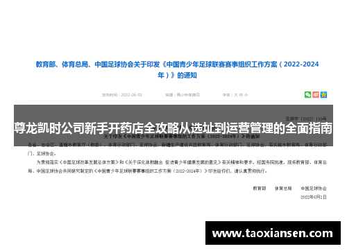 尊龙凯时公司新手开药店全攻略从选址到运营管理的全面指南